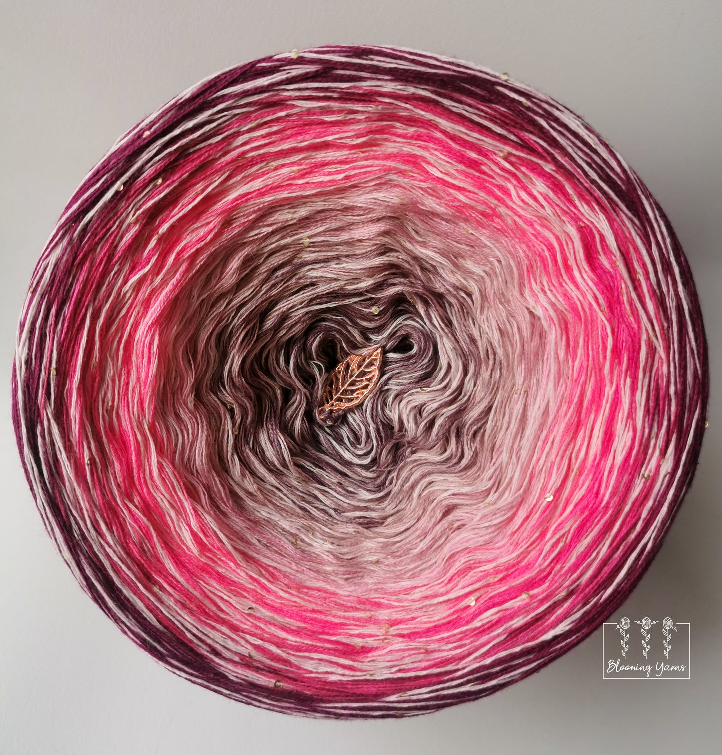 Gradient ombre yarn cake, spring colour combination C202 by Klaudia