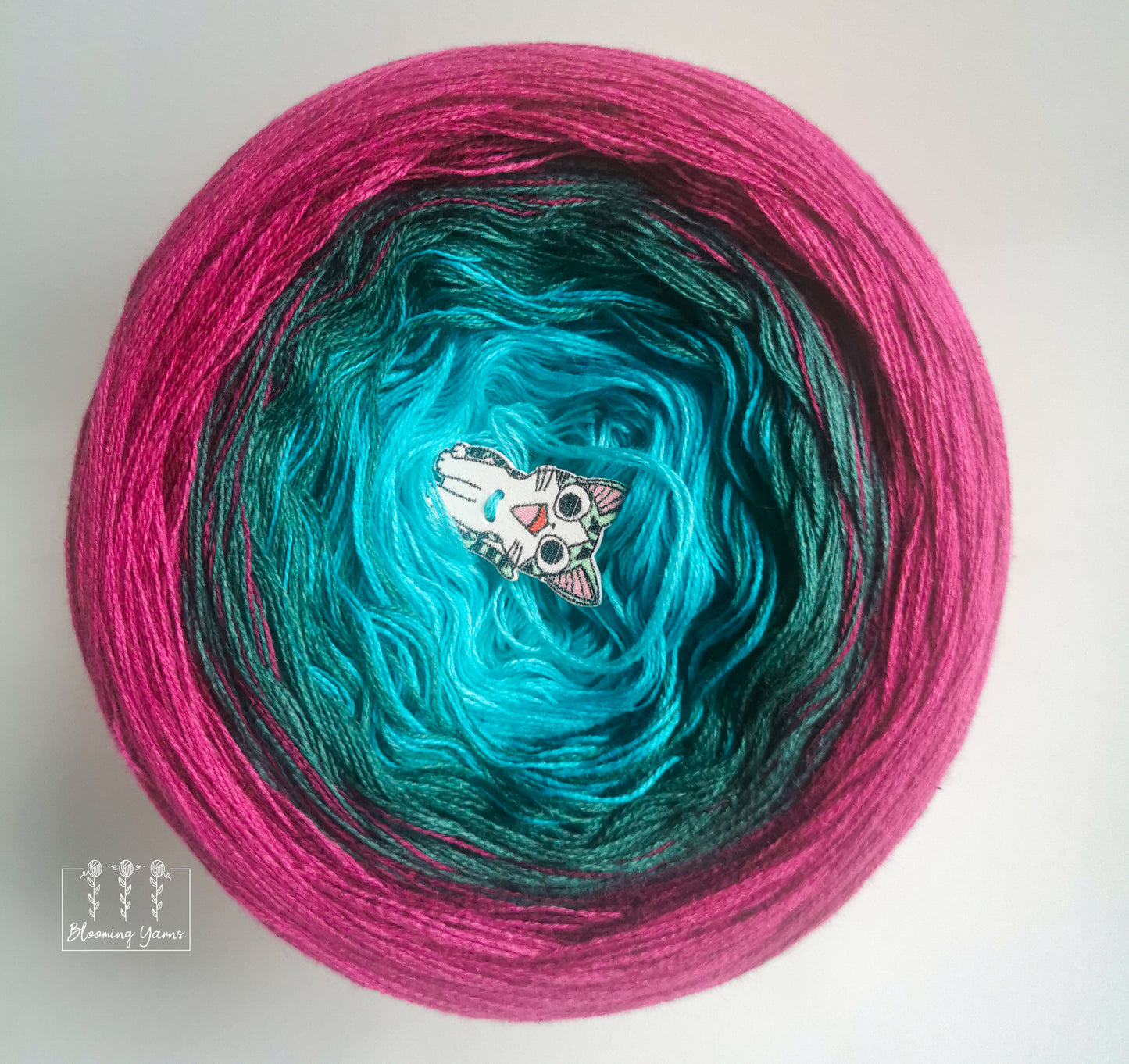 Gradient ombre yarn cake, spring colour combination C204 by Klaudia