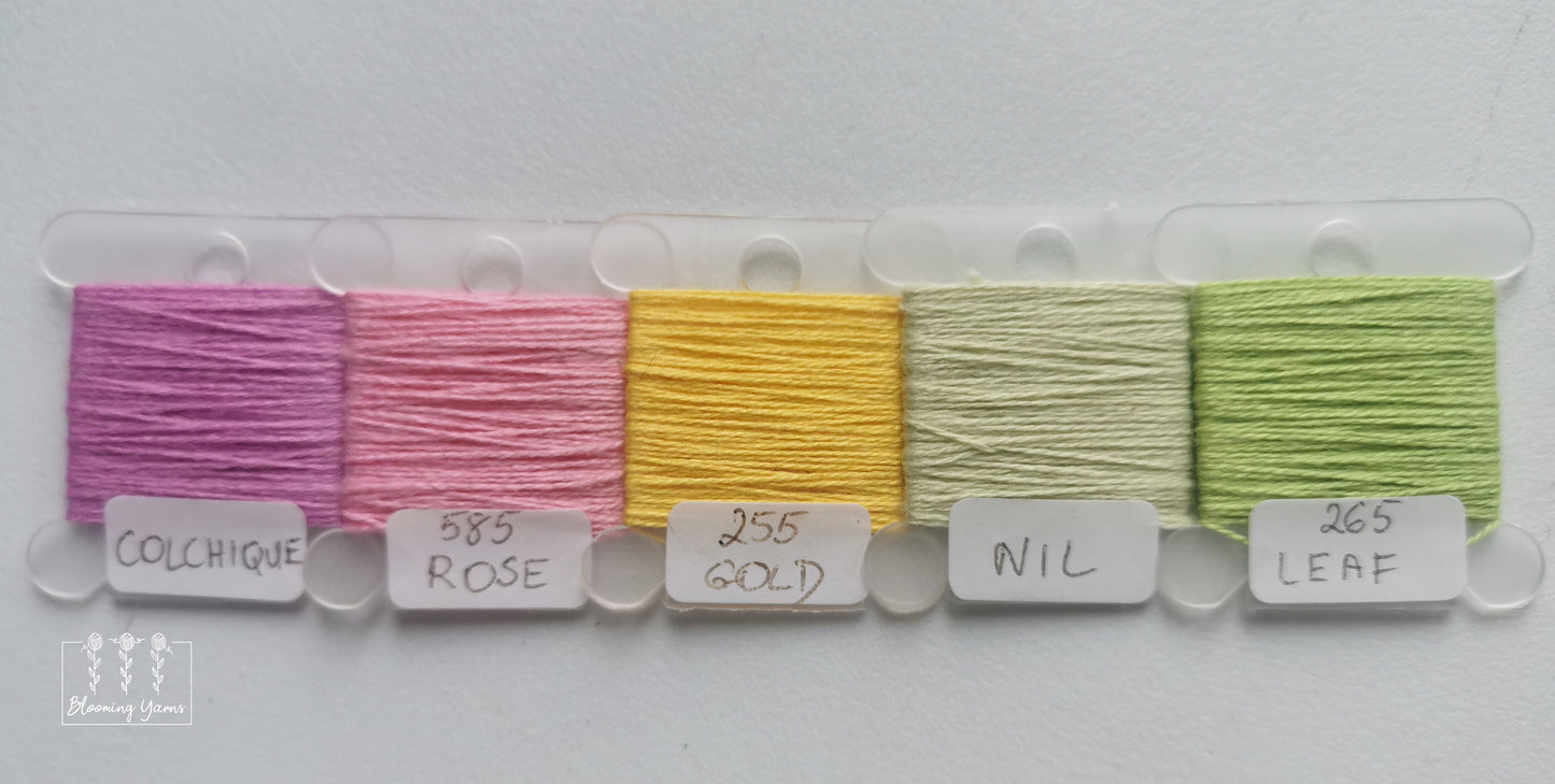 Torcik z włóczki gradientowe ombre, wiosenne zestawienie kolorów C207 autorstwa Justyny