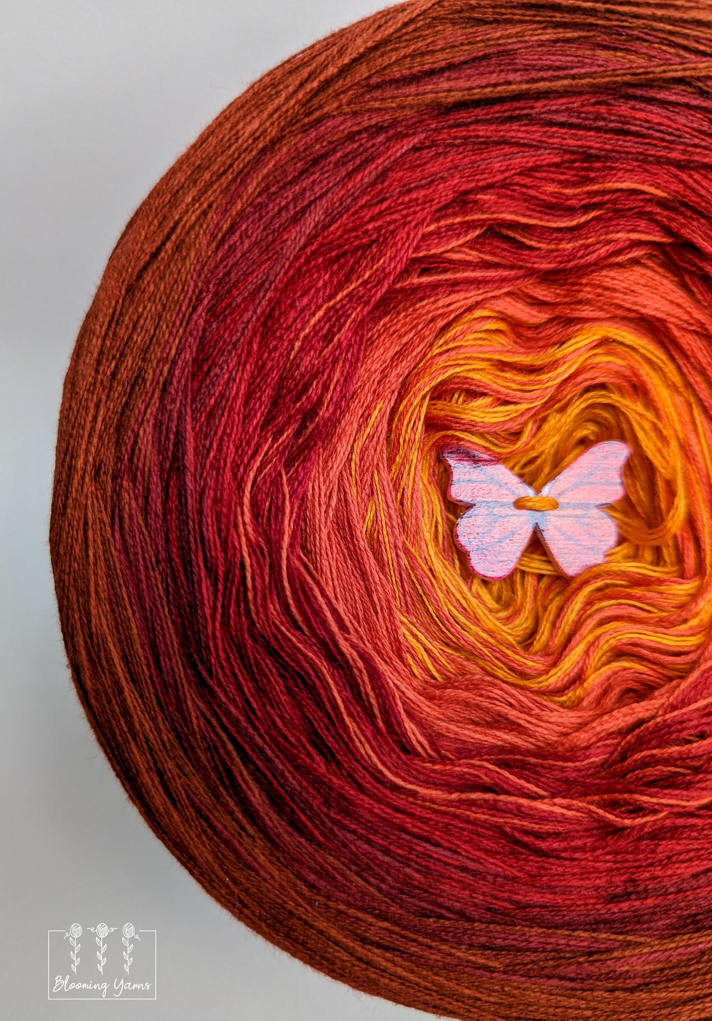 Gradient ombre yarn cake, colour combination C215