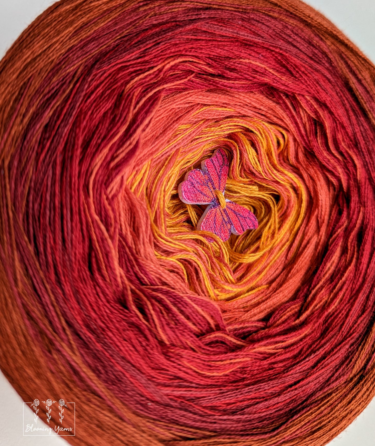 Gradient ombre yarn cake, colour combination C215