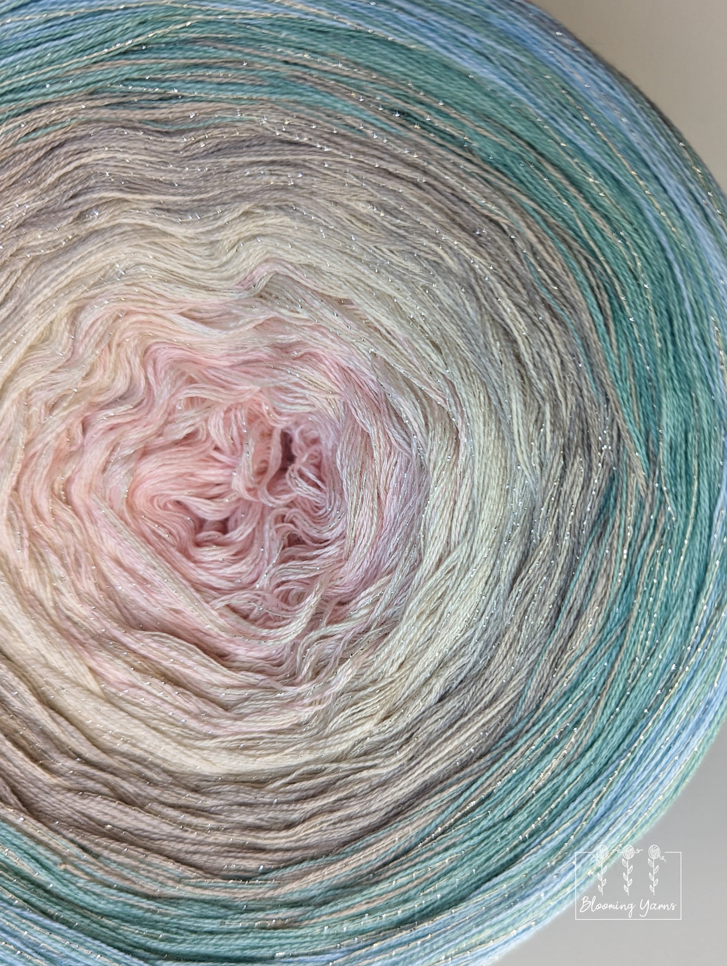 Gradient ombre yarn cake, colour combination C216