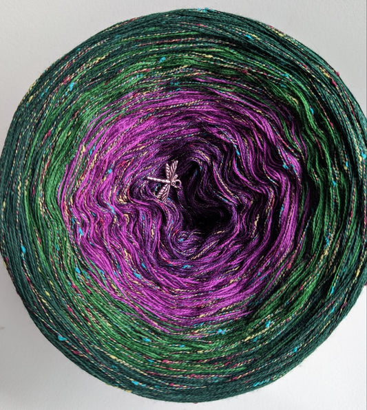 Gradient ombre yarn cake, colour combination C278